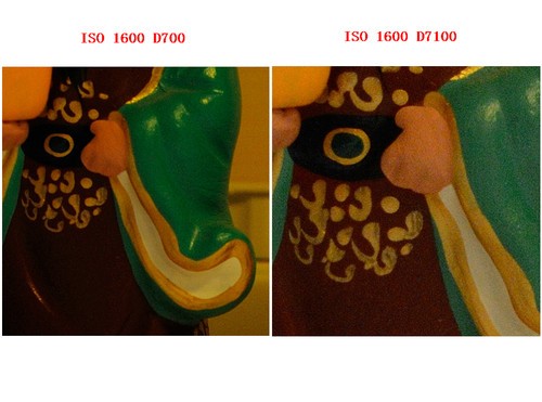 新锐战老将 尼康D7100开箱 PK D700高感