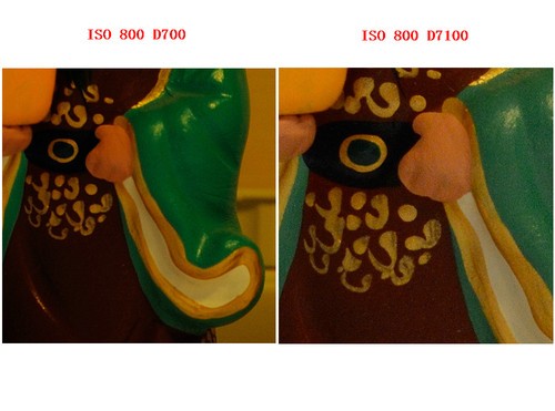 新锐战老将 尼康D7100开箱 PK D700高感